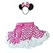 Miki & Mini Polka Dots 2 Layers Tutu Ruffle Trim & Headband Set