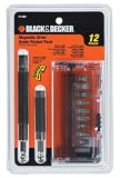 Black and Decker 71-860 12 Piece Screw Driving Kit with 2 Bit Tip Drives and 10 Bit Tip Assortment