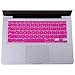 HDE Ultra Thin Silicone Rubber Keyboard Skin Cover for MacBook Pro Non Retina 13/15/17 (Hot Pink)