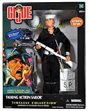 Hasbro Year 2002 G.I. JOE Timeless Collection "Reminiscent of the Golden Age of GI Joe" Series 12 Inch Tall Soldier Action Figure with Die Cast Accessories - TALKING ACTION SAILOR with Shore Patrol Uniform, S.P. Armband, Sailor Cap, Helmet, .30 Caliber Machine Gun with Tripod, U.S.N. Ammo Box, .45 Caliber Pistol with Holster, Field Radio, Billy Club, M-1 Rifle with Strap and Dog Tag with Chain