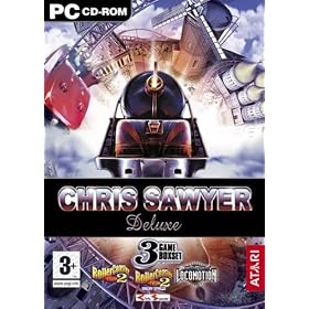 Chris Sawyer Deluxe Collection (Rollercoaster 2 + Wacky Worlds/Locomotion) (PC CD)