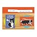 Pop Doggie Border Collie Refrigerator Magnets with Funny Sayings (Set of 4)