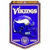NFL Minnesota Vikings 11-by-17 Wood Sign Traditional Look