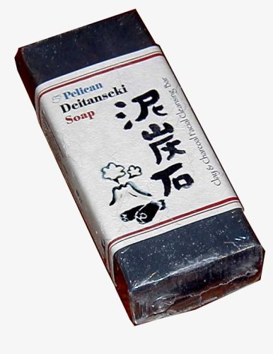 Japanese clay and charcoal facial soap
