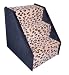 Pet Supplies : 3 Step Bear's Stairs - Leopard Print/Black