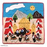 Review Novica  / Applique wall hanging, 'Balicha Dance'