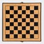 20" High Gloss Wood Chess Board / Storage Box