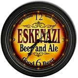 ESKENAZI 'S Beer and Ale Cascading Pub Wall Clock