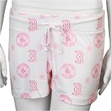 Boston Red Sox White/Pink Ladies Malibu Shorts