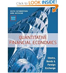 Quantitative Financial Economics: Stocks, Bonds  and Foreign Exchange