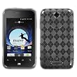 T-Clear Argyle Candy Skin Cover for ZTE X500 (Score)