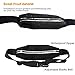 iRainy Running Pouch Belt Sweatproof Adjustable Fitness Workout Belt W Touch Screen Earphone Hole For iPhone 6 / 6s Plus Samsung Galaxy S5 S6 Edge
