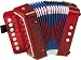 Musical Instruments : Hohner Toy Accordion- Red