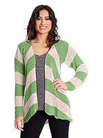 Lavand Chaqueta Punto (Verde / Crudo)