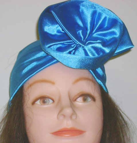 Hb153, Hand Made Spandex Lycra Headband with Rosette for Women and Teens