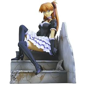 NEON GENESIS EVANGELION - ASUKA LANGLEY GOTH LOLI PVC STATUE