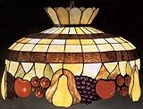 LAMPS BEAUTIFUL Tiffany Style Fruit Hanging Pendant by Meyda Tiffany--Excellent customer service--see our feedback.