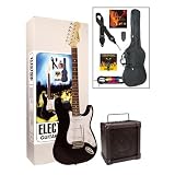 Produkt-Bild: Volcano Einsteiger E-Gitarren-Set Stallion schwarz