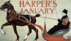 Harper's Magazine Cover by Edward Penfield, January 1899 - 16x20-inch - Fine-Art-Quality Photographic Print of an Image from the Library of Congress Collection