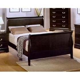Louis Phillipe King Size Bed Frame