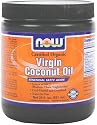 NOW Foods Coconut Oil,  Virgin,  Organic,  20 Ounce Bottle (Pack of 3)
