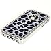 Battery--world Black & Dark Blue &white Iphone 4/4s Leopard 