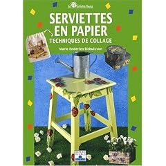 Serviettes en papier : techniques de collage