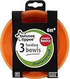 Tommee Tippee Essentials Basic Bowls (3 per pack) トミーのtippeeの必需基本ボウル（パックあたり3 ）