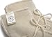 LANACARE Baby Booties in Organic Wool, Natural White, Size 86 (1-2 yr)
