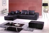 3pc Modern Sectional Leather Sofa Set #AM-L323-BK 3pc Modern Sectional Leather Sofa Set #AM-L323-BK