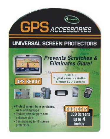 GPS Universal Screen Protectors for Garmin NUVI 200 200W 250 250W 260 270 310 350 360 610 650 660 670 68