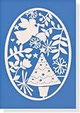 Angelic Silhouette (Stationery, Note Cards) (Small Boxed Holiday Cards)