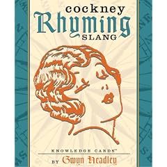 Cockney Rhyming Slang Knowledge Cards Deck
