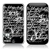 Liebesbrief Black Design Protector Skin Decal Sticker for Apple 3G iPhone / iPhone 3GS 3G S