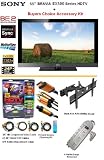 Brand New Sony Bravia KDL-55EX500 Series HDTV 1080p LCD HDTV With Buyers Choice Sony HD Accessory Kit Includes Professional Dual Arm Articulating Mount + (2) 6FT Hdmi 1.3B Cables, 6FT Audio Interconnect Cable Screen Cleaner + Surge Protector