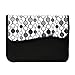 Retro Style Velcro Neoprene with Additional Pocket (Monochrome Polka Dots) to Protect the ASUS Eee PC Seashell 1201N-PU17-SL 12.1-Inch Silver Netbook