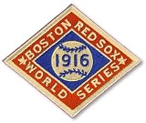 1916 World Series Official MLB Baseball Patch - Boston Red Sox vs. Brooklyn