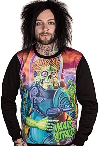 Kreepsville 666 Mars Attacks Congress Crushed Mens Sweat Shirt XL