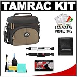Tamrac 3336 Aero 36 Micro Four Thirds / Compact Digital SLR Camera Bag (Brown/Tan) with Cleaning & Accessory Kit for Panasonic Micro DMC-G1, DMC-G10, DMC-G2, DMC-GF1, DMC-GF2, DMC-GH1, & DMC-GH2 Digital Cameras