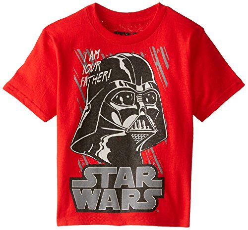 Star Wars Boys' Darth Vader T-Shirt, Red, 6