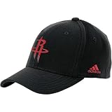 adidas Houston Rockets Black Basic Team Logo Flex Fit Hat