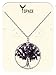 Amethyst Tree of Life Gemstone Jewelry Best Friend Necklace Silver Pendant for Deluxe Gift 18