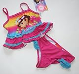 Dora the Explorer Girl's 2 Piece Swimsuit - Size: 12 Months