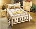 Queen Cedar Log Bed