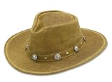Minnetonka Buffalo Nickle Hat in Tan