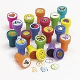 Rhode Island Novelty Assorted Plastic Stamps, 50 Count