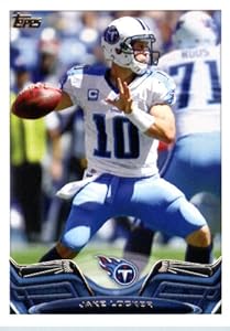 2013 Topps NFL Football Card # 416 Jake Locker Tennessee Titans