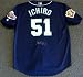 Ichiro Suzuki Autographed/Hand Signed 2001 Seattle Mariners Alternate Jersey with #51 Inscription Ho