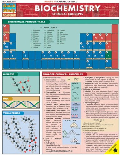 biochemistry quickstudy academic