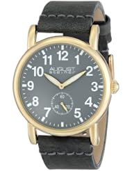 August Steiner Womens AS8110YG Analog Display Swiss Quartz Brown Watch